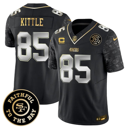 Men's 49ers Pattern Style Vapor Limited Jersey - All Stitched SF49_KDZ - KINDOZY