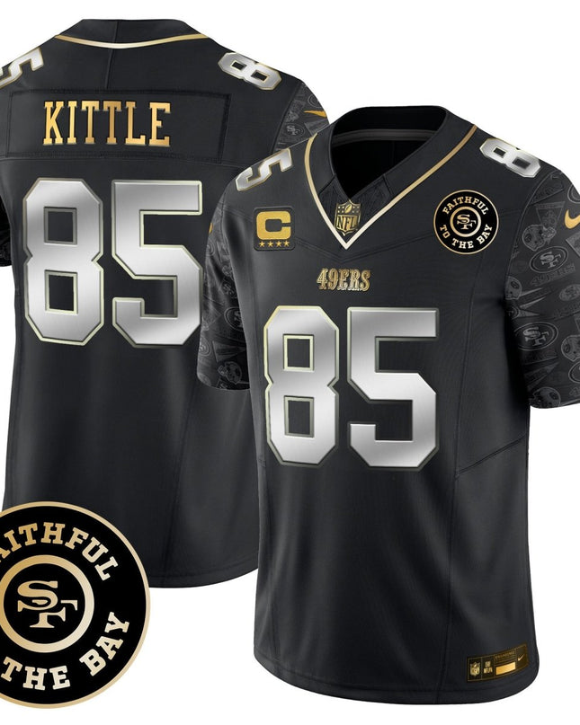 Men's 49ers Pattern Style Vapor Limited Jersey - All Stitched SF49_KDZ - KINDOZY