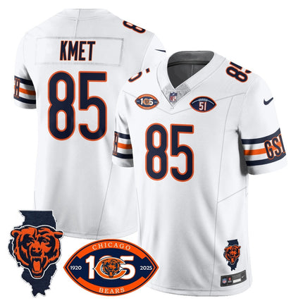 Men's Bears 1920 - 2025 The Bears Vapor Limited Jersey - All Stitched CHIBEA_KDZ - KINDOZY