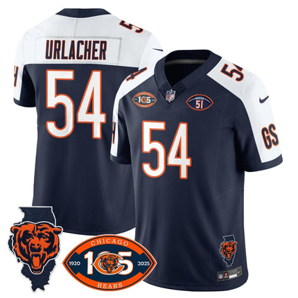 Men's Bears 1920 - 2025 The Bears Vapor Limited Jersey - All Stitched CHIBEA_KDZ - KINDOZY