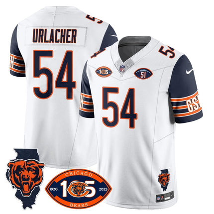 Men's Bears 1920 - 2025 The Bears Vapor Limited Jersey - All Stitched CHIBEA_KDZ - KINDOZY