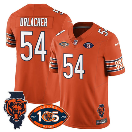 Men's Bears 1920 - 2025 The Bears Vapor Limited Jersey - All Stitched CHIBEA_KDZ - KINDOZY