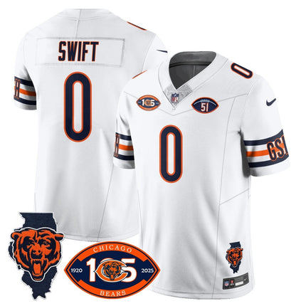 Men's Bears 1920 - 2025 The Bears Vapor Limited Jersey - All Stitched CHIBEA_KDZ - KINDOZY