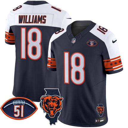 Men's Bears Illinois & Dick Butkus Patch Vapor Limited Jersey - All Stitched CHIBEA_KDZ - KINDOZY