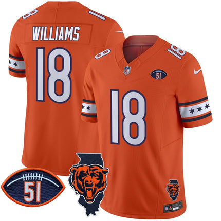Men's Bears Illinois & Dick Butkus Patch Vapor Limited Jersey - All Stitched CHIBEA_KDZ - KINDOZY