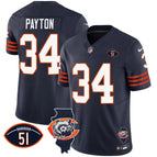 Navy / Walter Payton / S