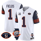 Navy Sleeves / Justin Fields / S