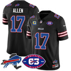 Josh Allen - 17 / Black / S