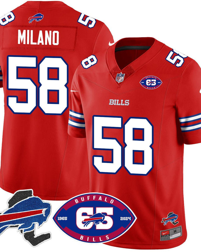 Men's Bills 1959 - 2024 - The Bills Jersey - All Stitched BUF_KDZ - KINDOZY