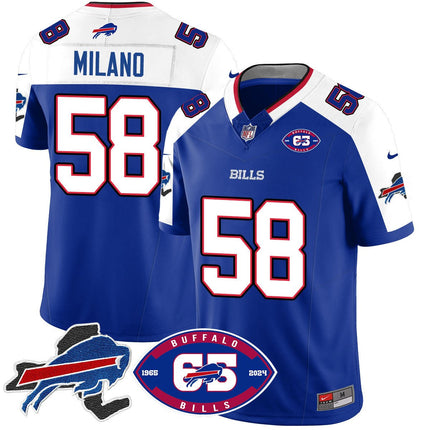 Men's Bills 1959 - 2024 - The Bills Jersey - All Stitched BUF_KDZ - KINDOZY