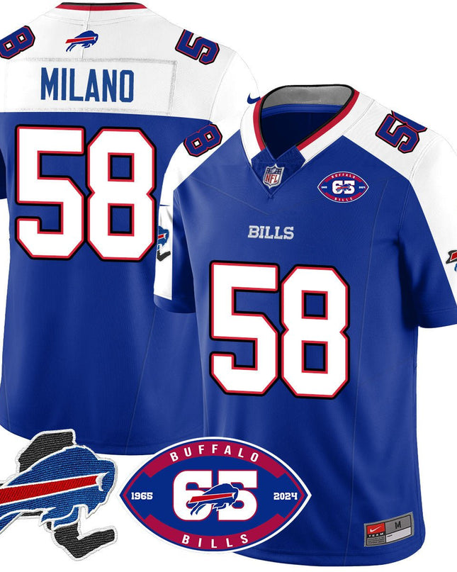 Men's Bills 1959 - 2024 - The Bills Jersey - All Stitched BUF_KDZ - KINDOZY
