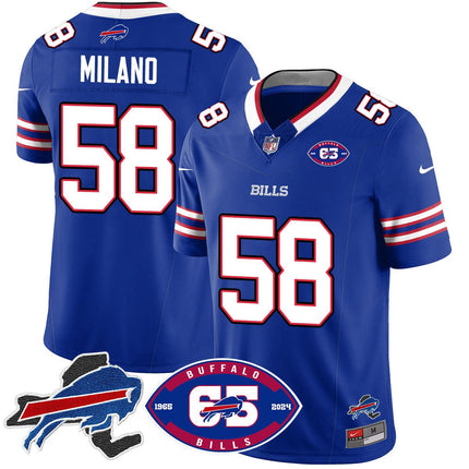 Men's Bills 1959 - 2024 - The Bills Jersey - All Stitched BUF_KDZ - KINDOZY