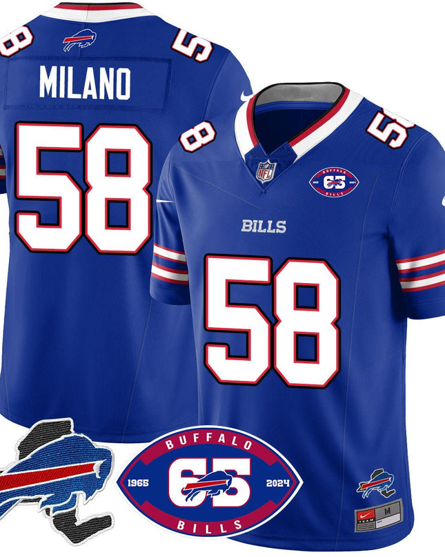 Men's Bills 1959 - 2024 - The Bills Jersey - All Stitched BUF_KDZ - KINDOZY