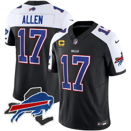 Men's Bills New York Patch Vapor Limited Jersey V2 - All Stitched BUF_KDZ - KINDOZY