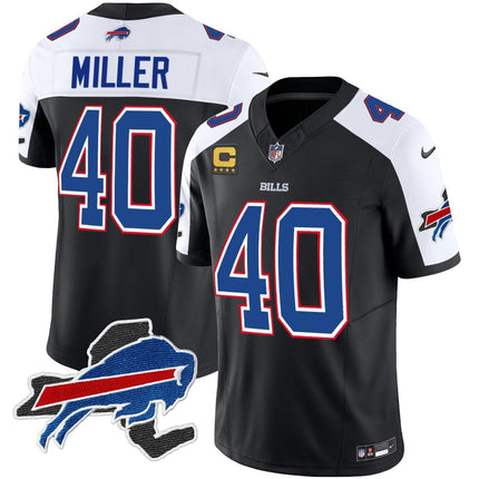 Men's Bills New York Patch Vapor Limited Jersey V2 - All Stitched BUF_KDZ - KINDOZY