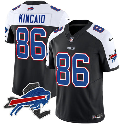 Men's Bills New York Patch Vapor Limited Jersey V2 - All Stitched BUF_KDZ - KINDOZY