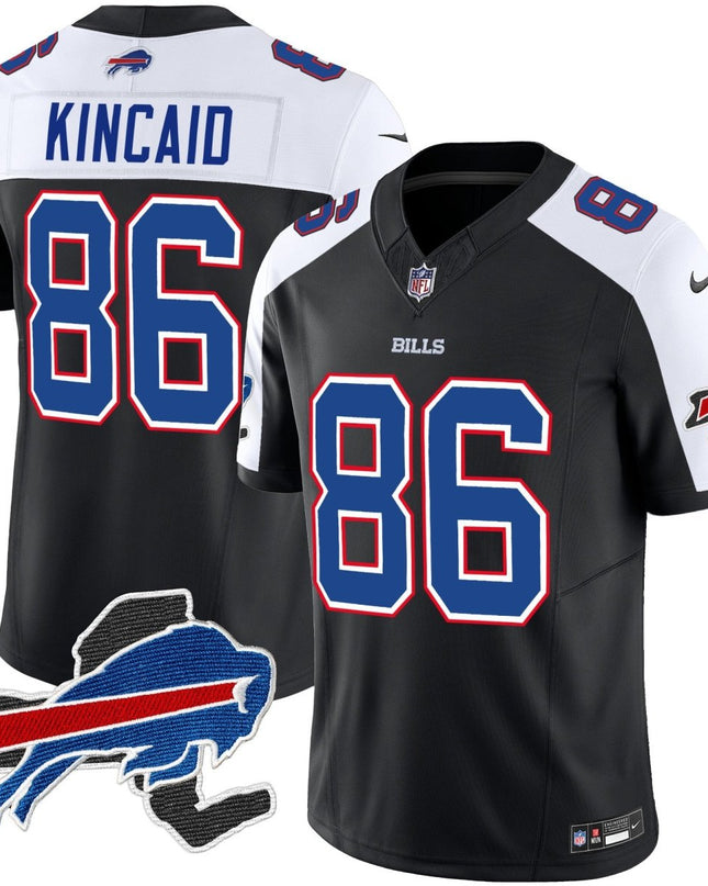 Men's Bills New York Patch Vapor Limited Jersey V2 - All Stitched BUF_KDZ - KINDOZY