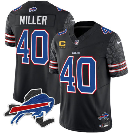 Men's Bills New York Patch Vapor Limited Jersey V2 - All Stitched BUF_KDZ - KINDOZY
