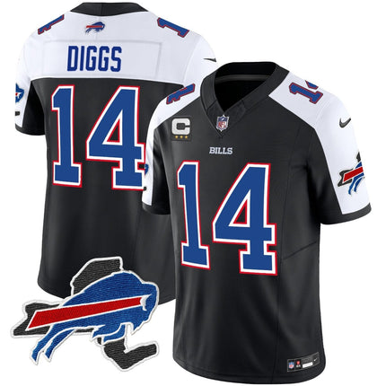 Men's Bills New York Patch Vapor Limited Jersey V2 - All Stitched BUF_KDZ - KINDOZY