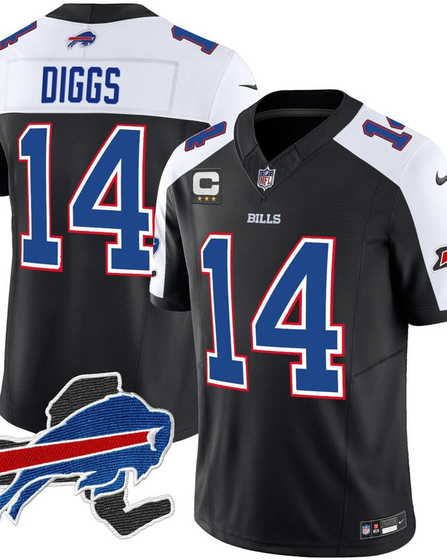 Men's Bills New York Patch Vapor Limited Jersey V2 - All Stitched BUF_KDZ - KINDOZY