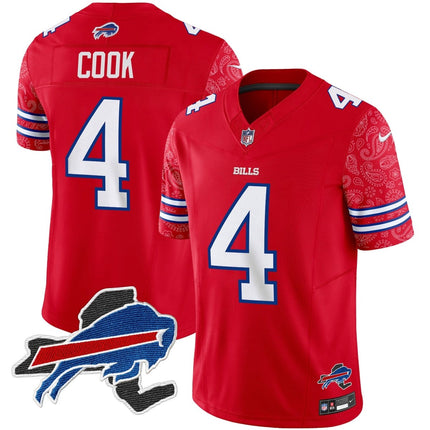 Men's Bills New York Patch Vapor Limited Jersey V2 - All Stitched BUF_KDZ - KINDOZY