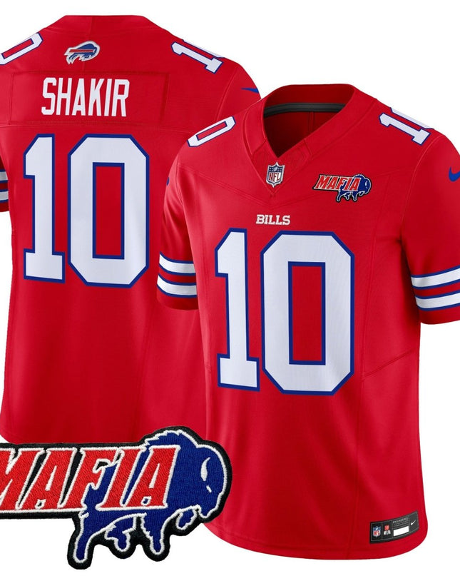 Men's Buffalo Bills 2025 Bills Mafia Patch Vapor Limited Jersey - All Stitched BUF_KDZ - KINDOZY