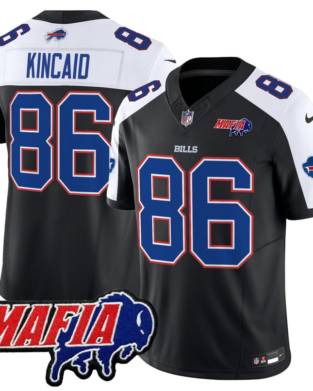 Men's Buffalo Bills 2025 Bills Mafia Patch Vapor Limited Jersey - All Stitched BUF_KDZ - KINDOZY