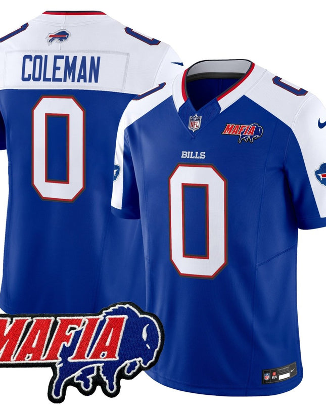 Men's Buffalo Bills 2025 Bills Mafia Patch Vapor Limited Jersey - All Stitched BUF_KDZ - KINDOZY