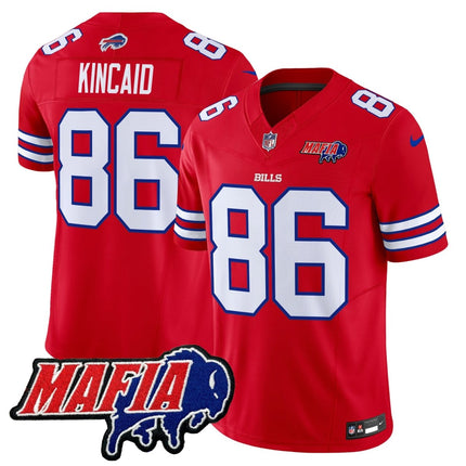 Men's Buffalo Bills 2025 Bills Mafia Patch Vapor Limited Jersey - All Stitched BUF_KDZ - KINDOZY