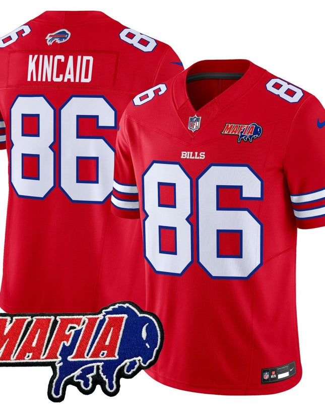 Men's Buffalo Bills 2025 Bills Mafia Patch Vapor Limited Jersey - All Stitched BUF_KDZ - KINDOZY