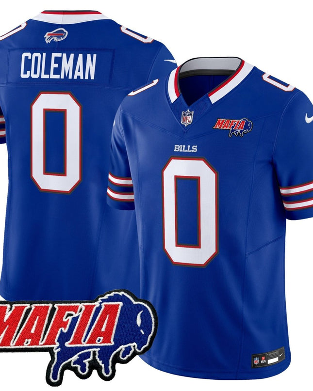Men's Buffalo Bills 2025 Bills Mafia Patch Vapor Limited Jersey - All Stitched BUF_KDZ - KINDOZY