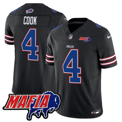 Men's Buffalo Bills 2025 Bills Mafia Patch Vapor Limited Jersey - All Stitched BUF_KDZ - KINDOZY