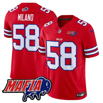 Men's Buffalo Bills 2025 Bills Mafia Patch Vapor Limited Jersey - All Stitched BUF_KDZ - KINDOZY