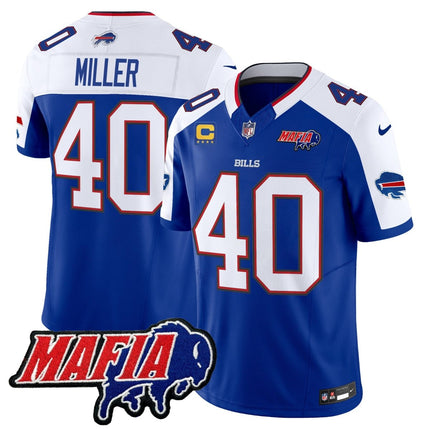 Men's Buffalo Bills 2025 Bills Mafia Patch Vapor Limited Jersey - All Stitched BUF_KDZ - KINDOZY