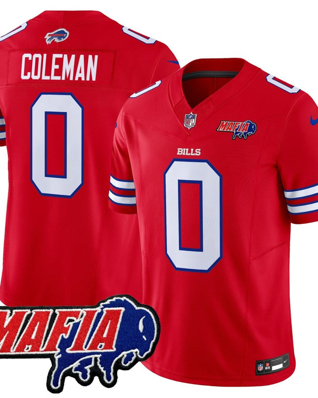 Men's Buffalo Bills 2025 Bills Mafia Patch Vapor Limited Jersey - All Stitched BUF_KDZ - KINDOZY