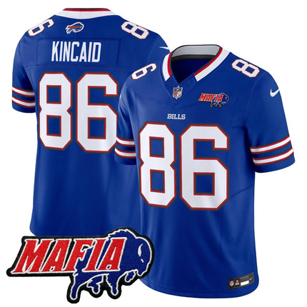 Men's Buffalo Bills 2025 Bills Mafia Patch Vapor Limited Jersey - All Stitched BUF_KDZ - KINDOZY