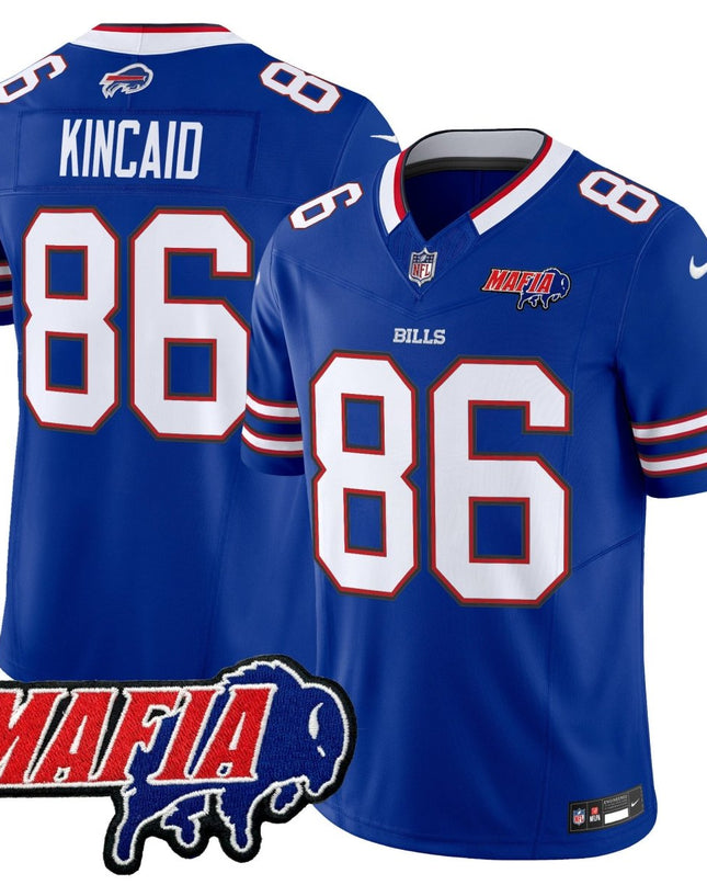 Men's Buffalo Bills 2025 Bills Mafia Patch Vapor Limited Jersey - All Stitched BUF_KDZ - KINDOZY