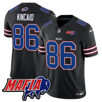 Men's Buffalo Bills 2025 Bills Mafia Patch Vapor Limited Jersey - All Stitched BUF_KDZ - KINDOZY