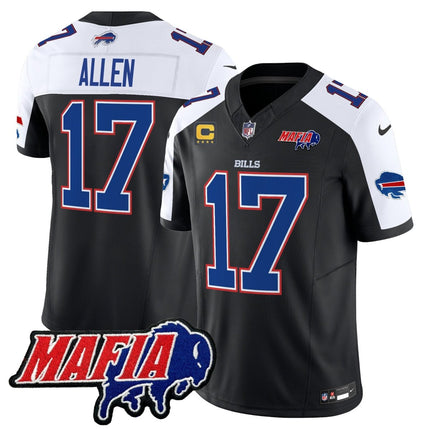 Men's Buffalo Bills 2025 Bills Mafia Patch Vapor Limited Jersey - All Stitched BUF_KDZ - KINDOZY