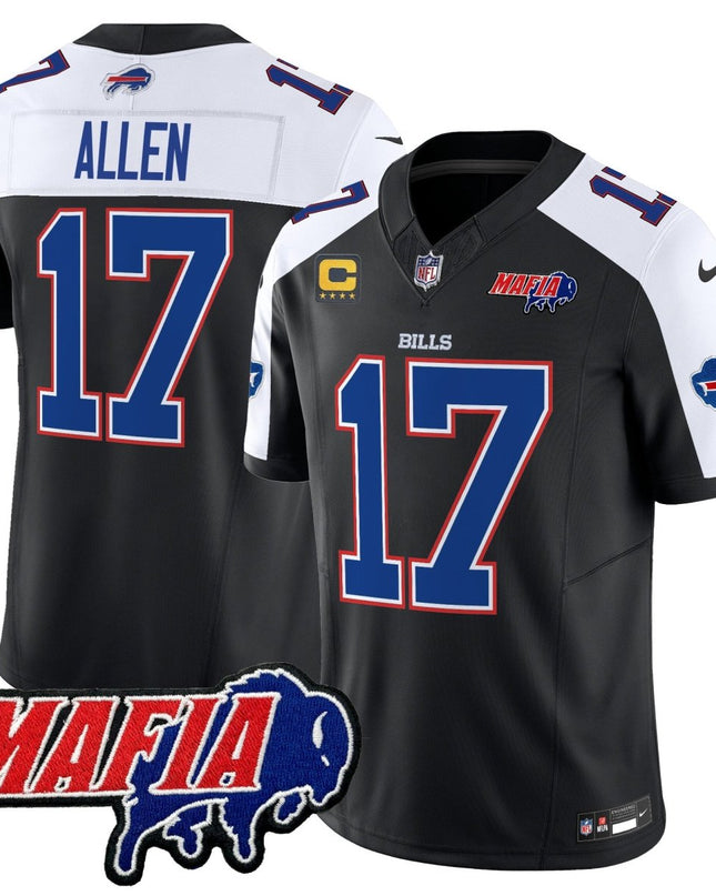 Men's Buffalo Bills 2025 Bills Mafia Patch Vapor Limited Jersey - All Stitched BUF_KDZ - KINDOZY
