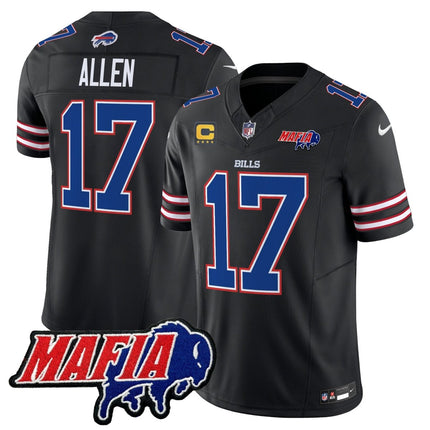 Men's Buffalo Bills 2025 Bills Mafia Patch Vapor Limited Jersey - All Stitched BUF_KDZ - KINDOZY