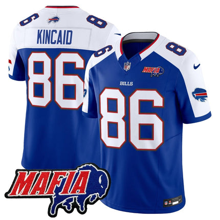 Men's Buffalo Bills 2025 Bills Mafia Patch Vapor Limited Jersey - All Stitched BUF_KDZ - KINDOZY