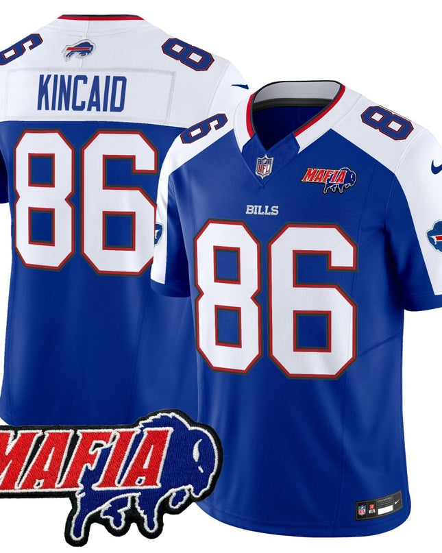 Men's Buffalo Bills 2025 Bills Mafia Patch Vapor Limited Jersey - All Stitched BUF_KDZ - KINDOZY