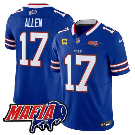 Men's Buffalo Bills 2025 Bills Mafia Patch Vapor Limited Jersey - All Stitched BUF_KDZ - KINDOZY