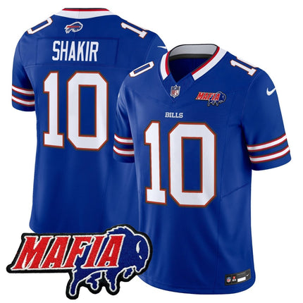 Men's Buffalo Bills 2025 Bills Mafia Patch Vapor Limited Jersey - All Stitched BUF_KDZ - KINDOZY