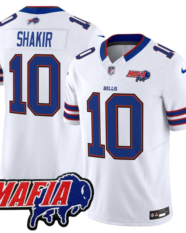 Men's Buffalo Bills 2025 Bills Mafia Patch Vapor Limited Jersey - All Stitched BUF_KDZ - KINDOZY