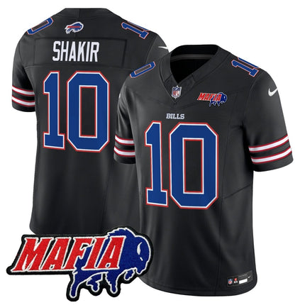 Men's Buffalo Bills 2025 Bills Mafia Patch Vapor Limited Jersey - All Stitched BUF_KDZ - KINDOZY