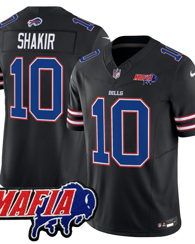 Men's Buffalo Bills 2025 Bills Mafia Patch Vapor Limited Jersey - All Stitched BUF_KDZ - KINDOZY