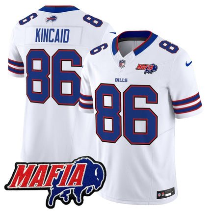 Men's Buffalo Bills 2025 Bills Mafia Patch Vapor Limited Jersey - All Stitched BUF_KDZ - KINDOZY