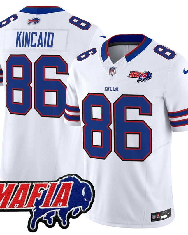 Men's Buffalo Bills 2025 Bills Mafia Patch Vapor Limited Jersey - All Stitched BUF_KDZ - KINDOZY
